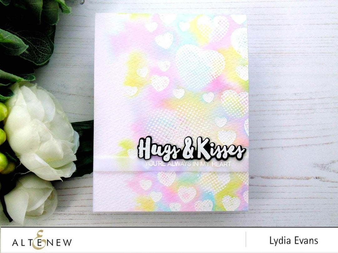 Part A-Glitz Art Craft Co.,LTD Dies Halftone Hearts Die Set