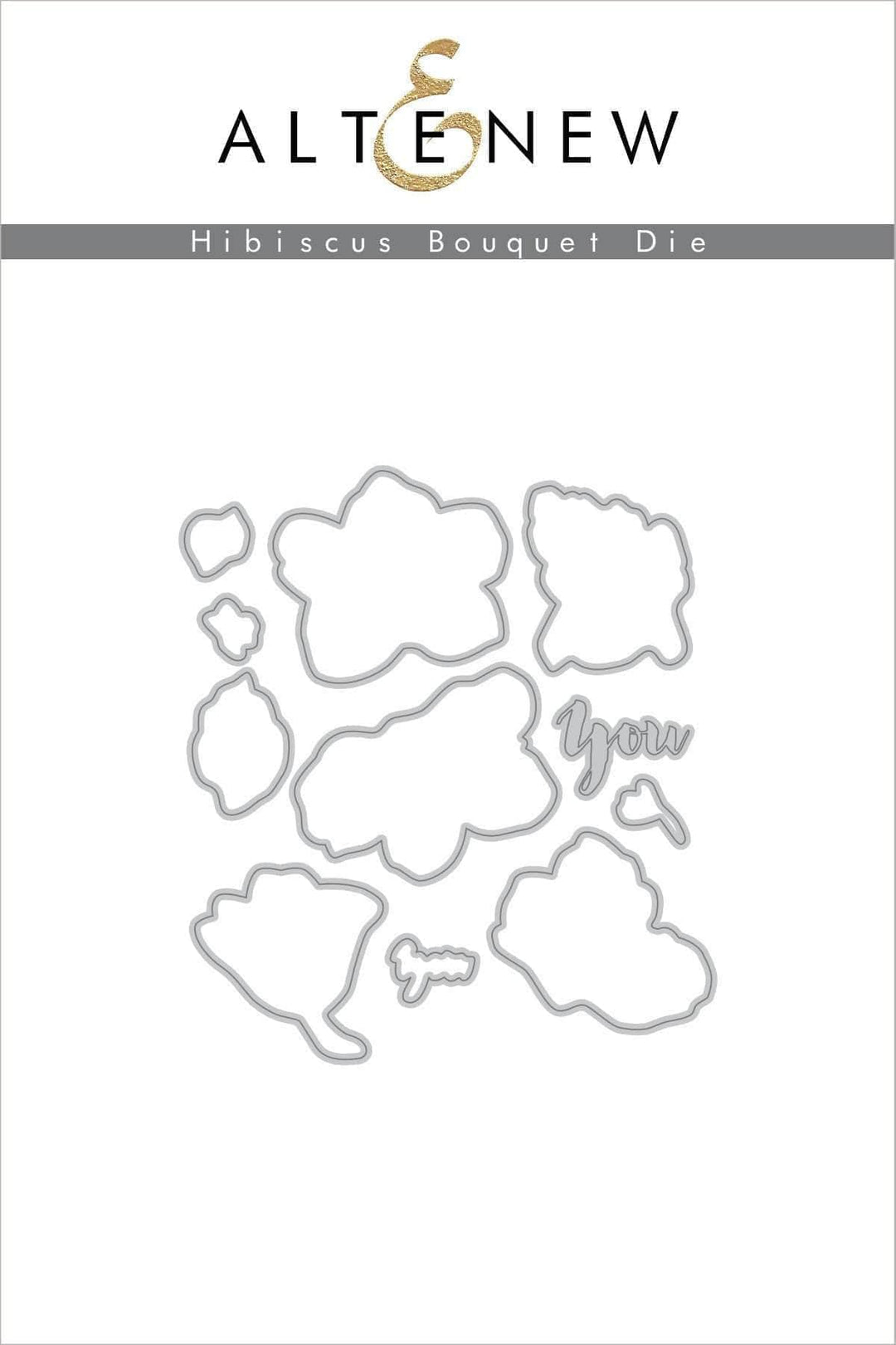 Part A-Glitz Art Craft Co.,LTD Dies Hibiscus Bouquet Die Set