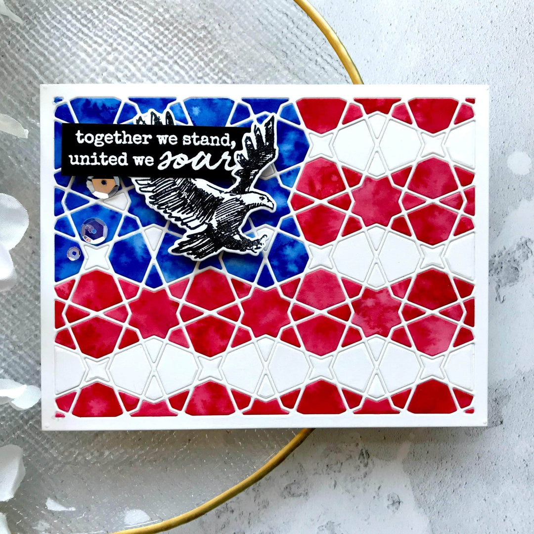 Part A-Glitz Art Craft Co.,LTD Dies Z - Land of the Free Die Set