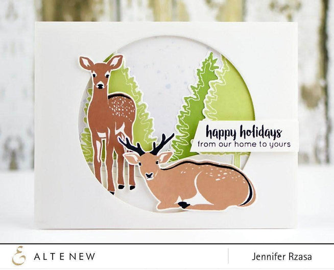 Part A-Glitz Art Craft Co.,LTD Dies Modern Deer Die Set