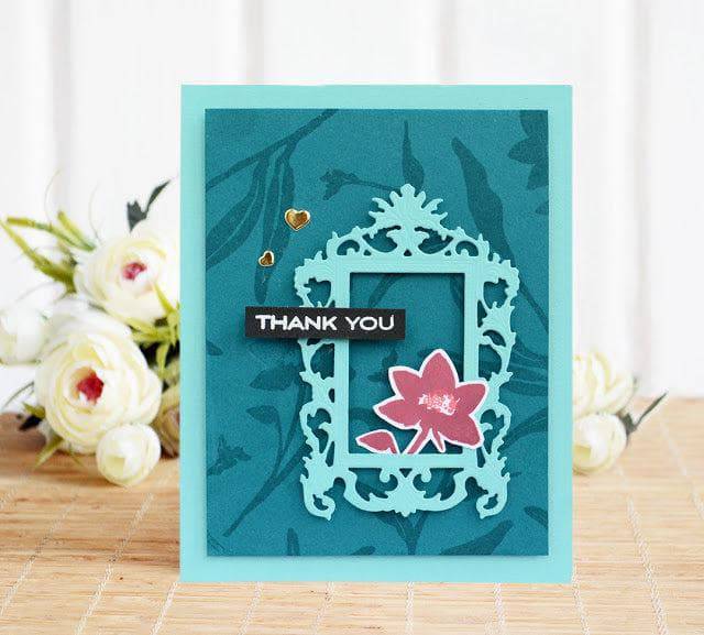 Part A-Glitz Art Craft Co.,LTD Dies New Day Card Kit Heart Frame Die Set