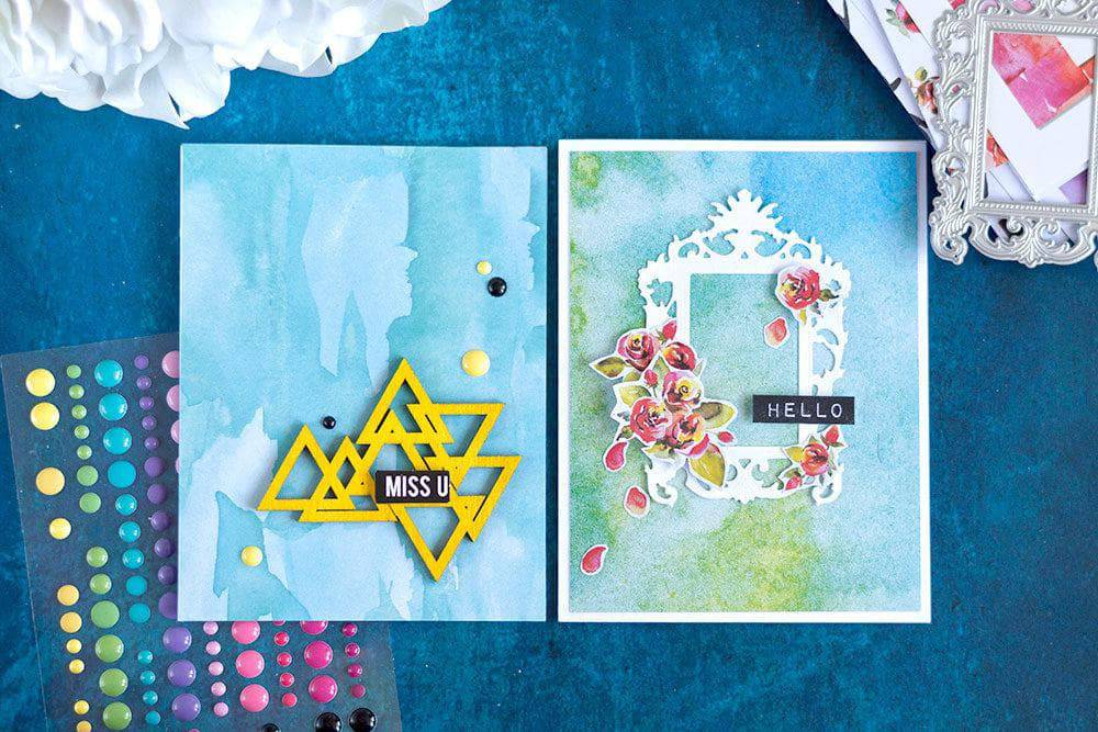 Part A-Glitz Art Craft Co.,LTD Dies New Day Card Kit Heart Frame Die Set