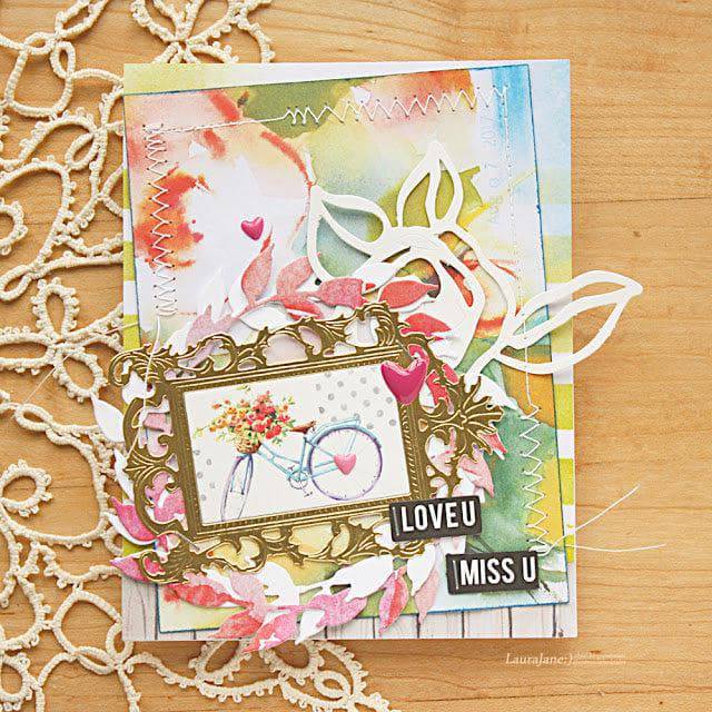 Part A-Glitz Art Craft Co.,LTD Dies New Day Card Kit Heart Frame Die Set