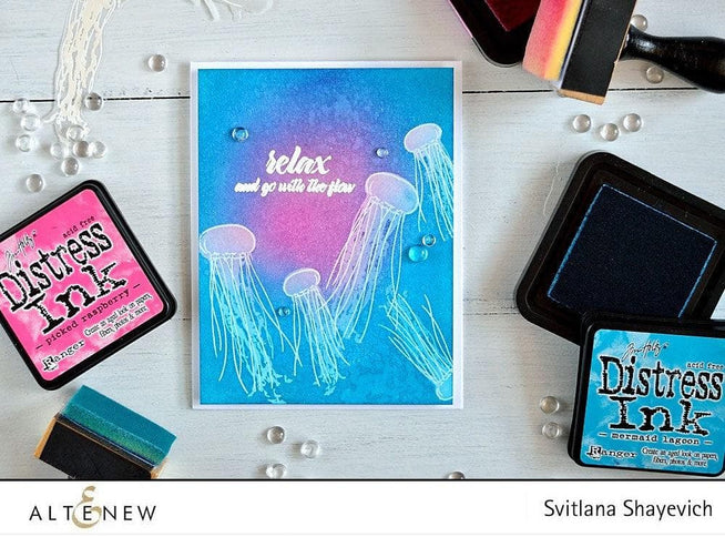 Part A-Glitz Art Craft Co.,LTD Dies Painted Jellyfish Die Set