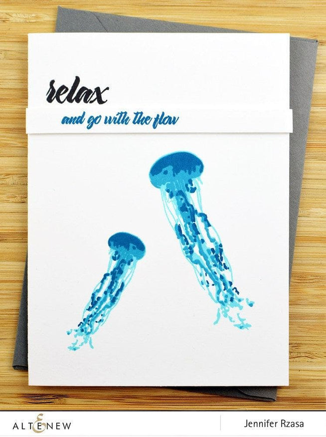 Z - Painted Jellyfish Die Set