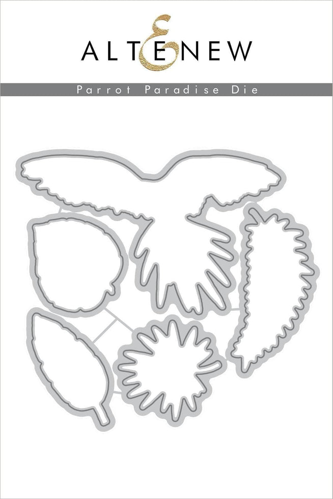 Part A-Glitz Art Craft Co.,LTD Dies Parrot Paradise Die Set