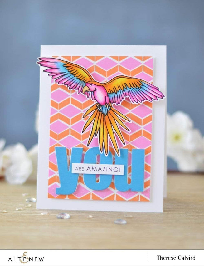 Part A-Glitz Art Craft Co.,LTD Dies Parrot Paradise Die Set