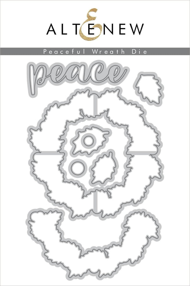 Part A-Glitz Art Craft Co.,LTD Dies Peaceful Wreath Die Set