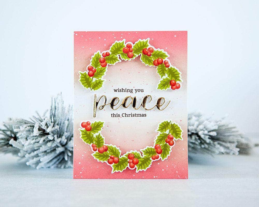 Part A-Glitz Art Craft Co.,LTD Dies Peaceful Wreath Die Set