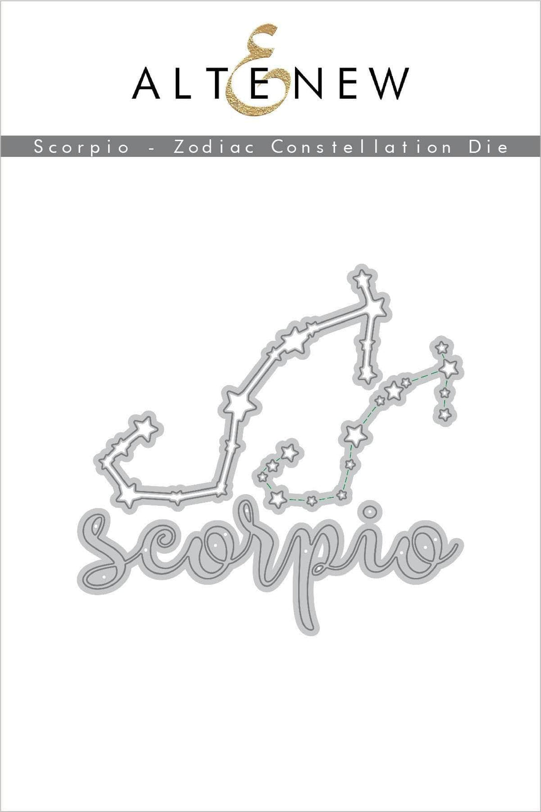 Part A-Glitz Art Craft Co.,LTD Dies Scorpio - Zodiac Constellation Die Set