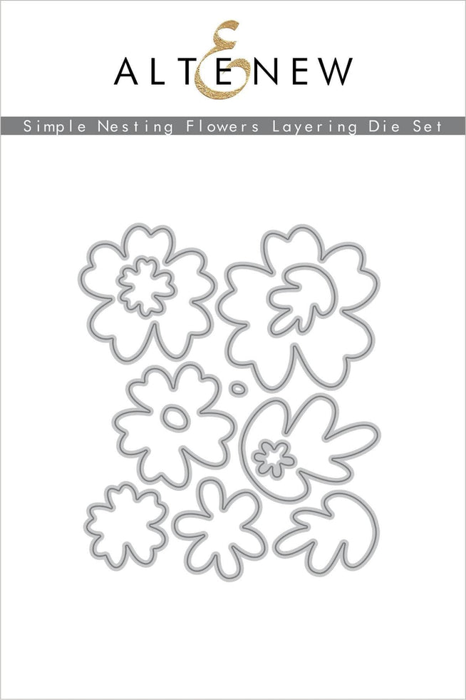 Part A-Glitz Art Craft Co.,LTD Dies Simple Nesting Flowers Layering Die Set