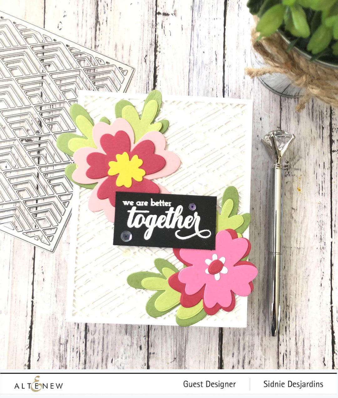 Part A-Glitz Art Craft Co.,LTD Dies Simple Nesting Flowers Layering Die Set