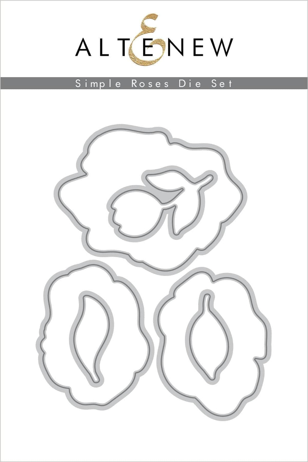Part A-Glitz Art Craft Co.,LTD Dies Simple Roses Die Set