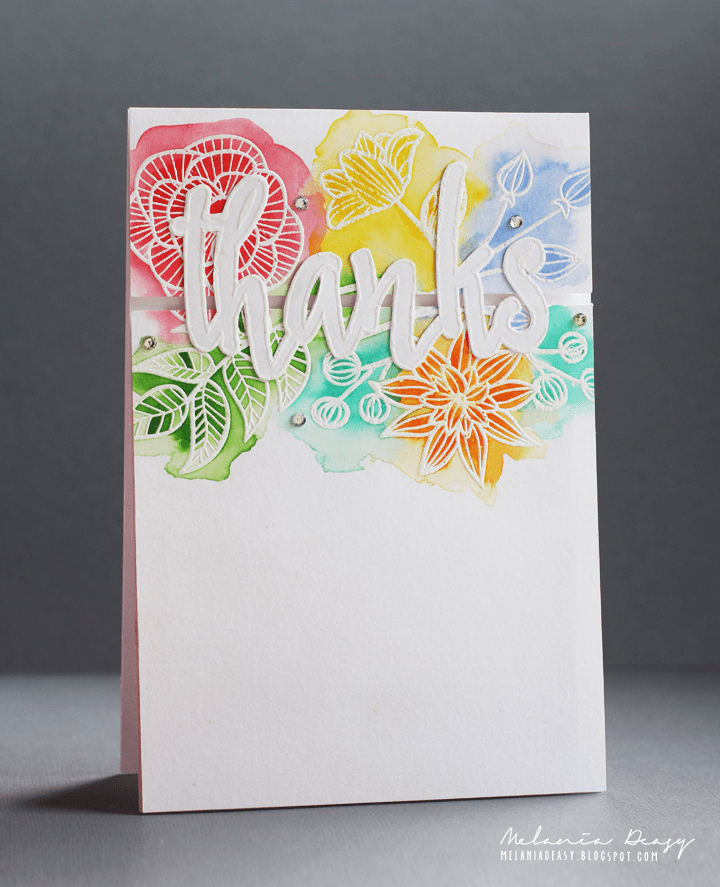 Part A-Glitz Art Craft Co.,LTD Dies Striped Florals Die Set