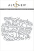 Part A-Glitz Art Craft Co.,LTD Dies Super Script Scrapbook Die Set