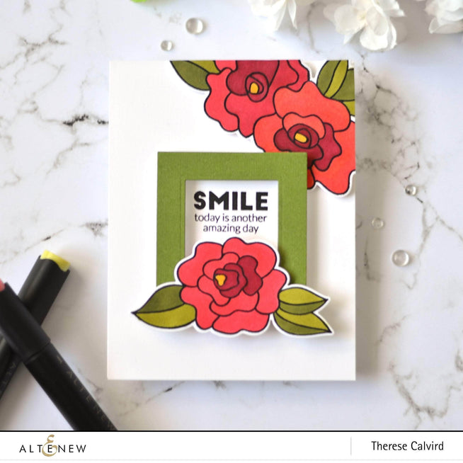 Part A-Glitz Art Craft Co.,LTD Dies Wavy Roses Die Set