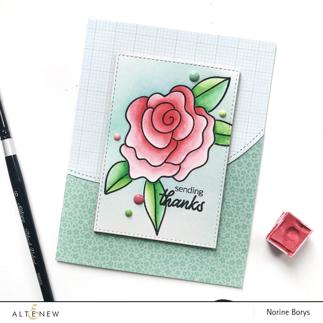 Part A-Glitz Art Craft Co.,LTD Dies Wavy Roses Die Set