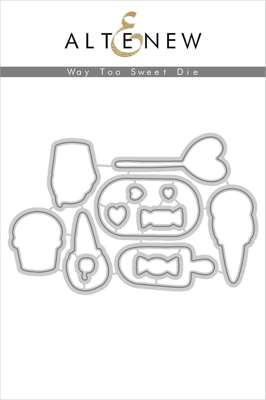 Part A-Glitz Art Craft Co.,LTD Dies Way Too Sweet Die Set
