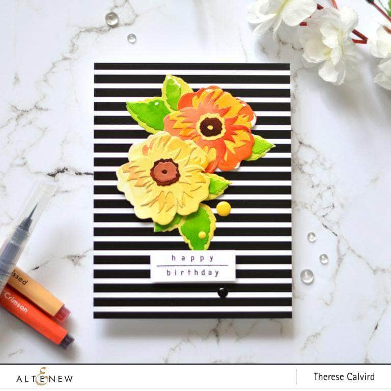 Part A-Glitz Art Craft Co.,LTD Dies Wild Rose 3D Die Set