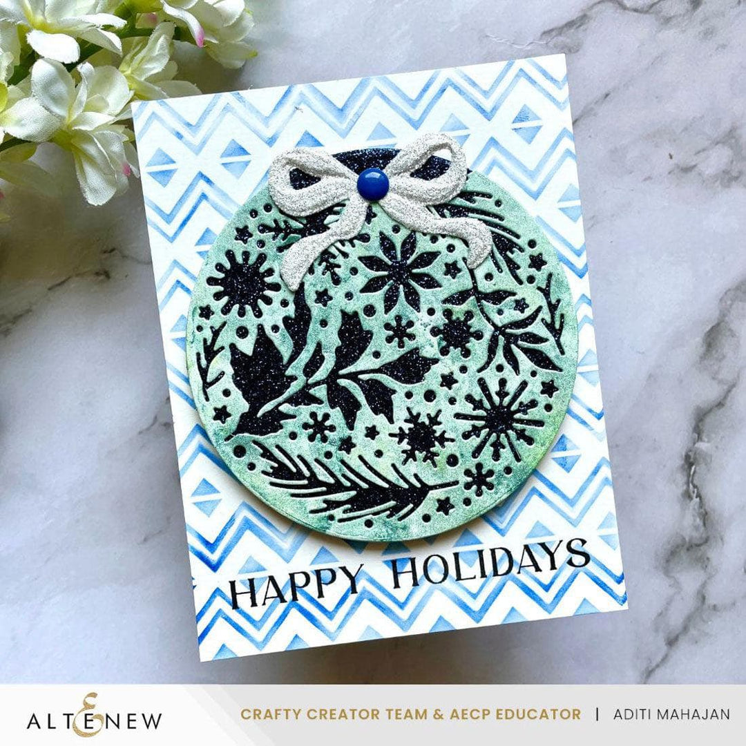 Zero-Waste: Ornamental Winter Pattern Die
