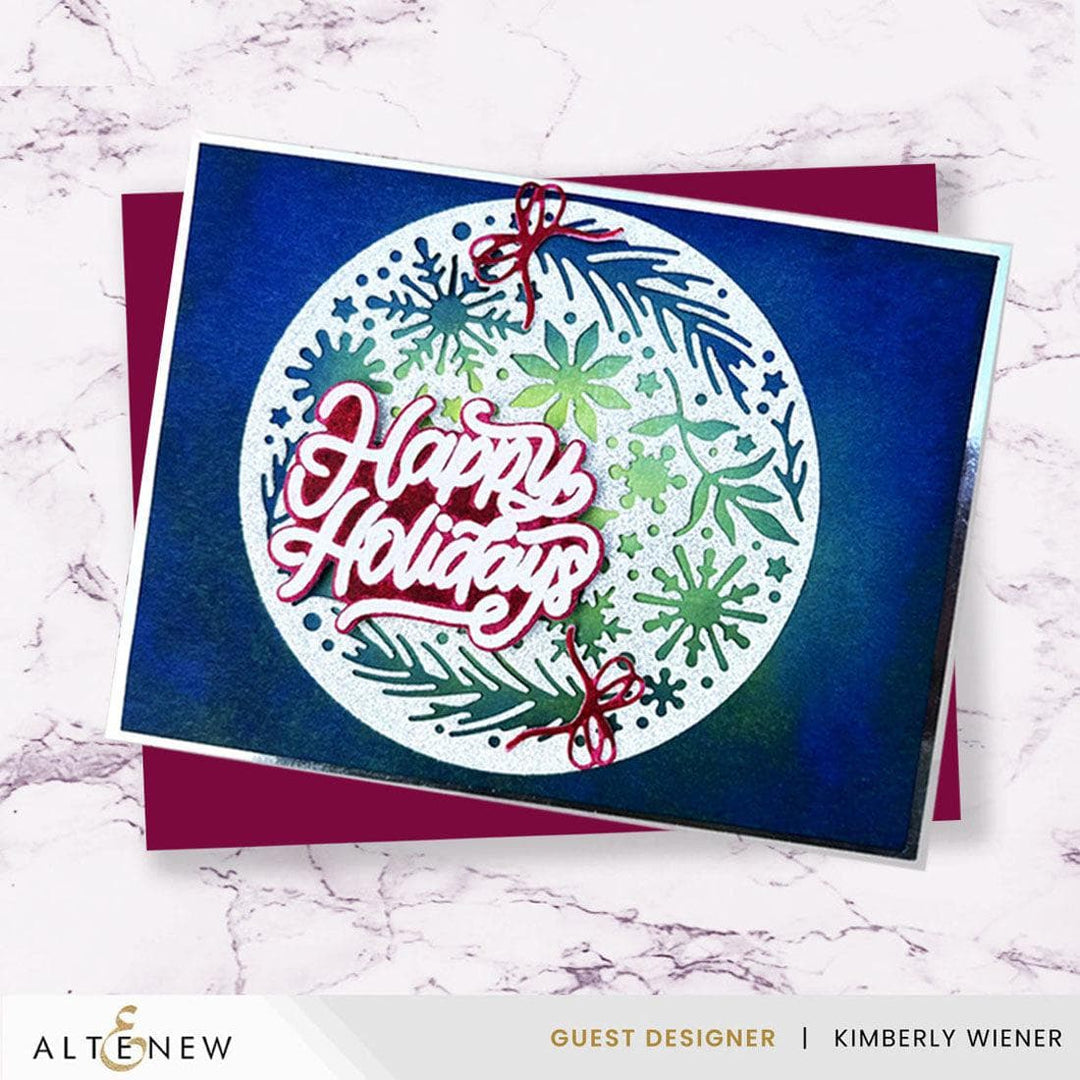 Zero-Waste: Ornamental Winter Pattern Die