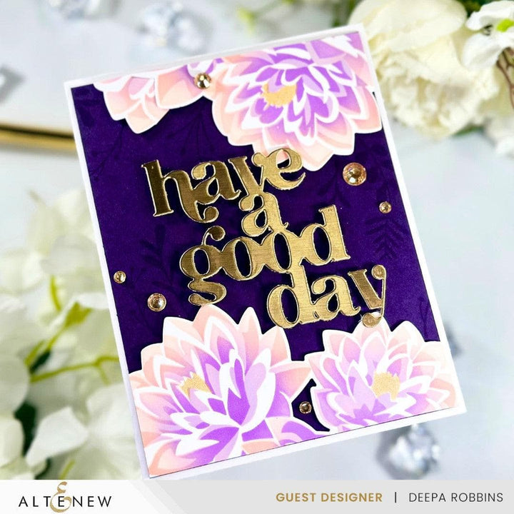Dynamic Duo: Modern Dahlia & Add-on Die Bundle
