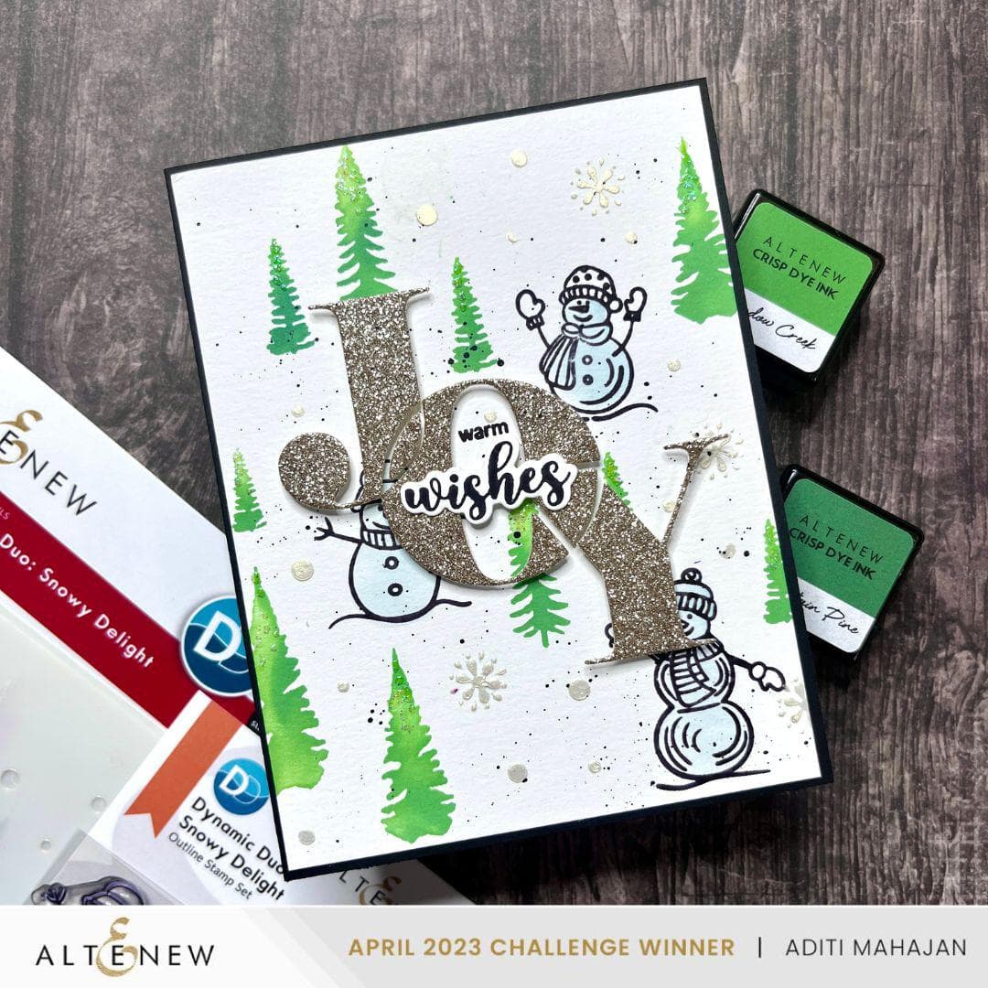 Altenew Dynamic Duo Bundle Dynamic Duo: Snowy Delight & Add-on Die Bundle