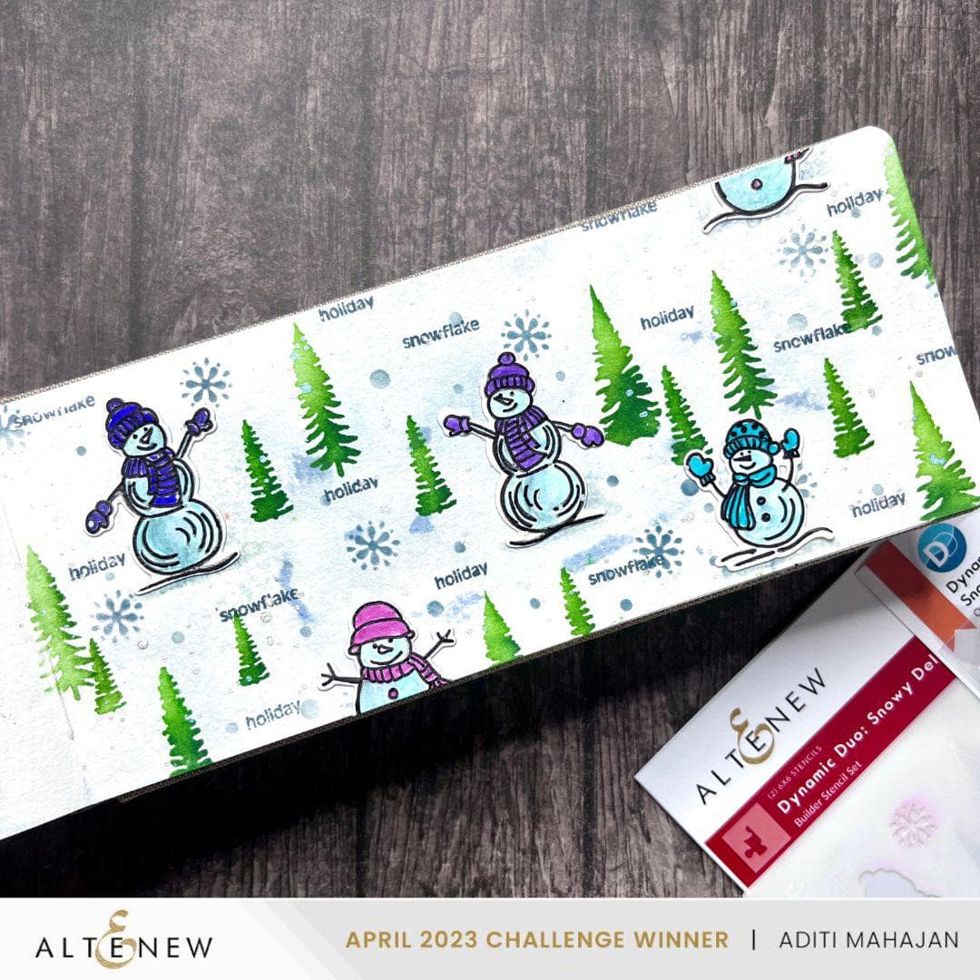 Altenew Dynamic Duo Bundle Dynamic Duo: Snowy Delight & Add-on Die Bundle