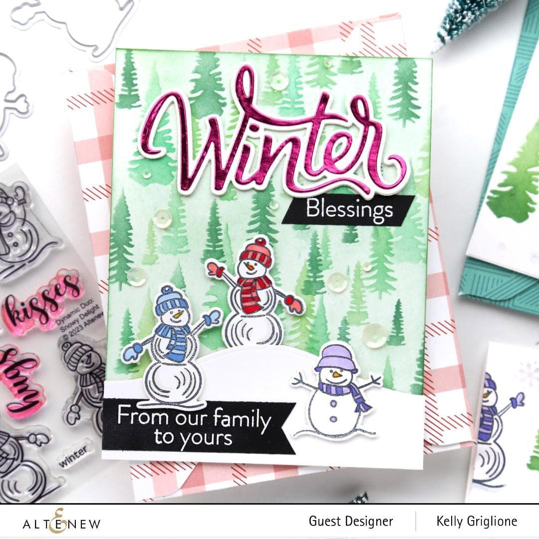Altenew Dynamic Duo Bundle Dynamic Duo: Snowy Delight & Add-on Die Bundle
