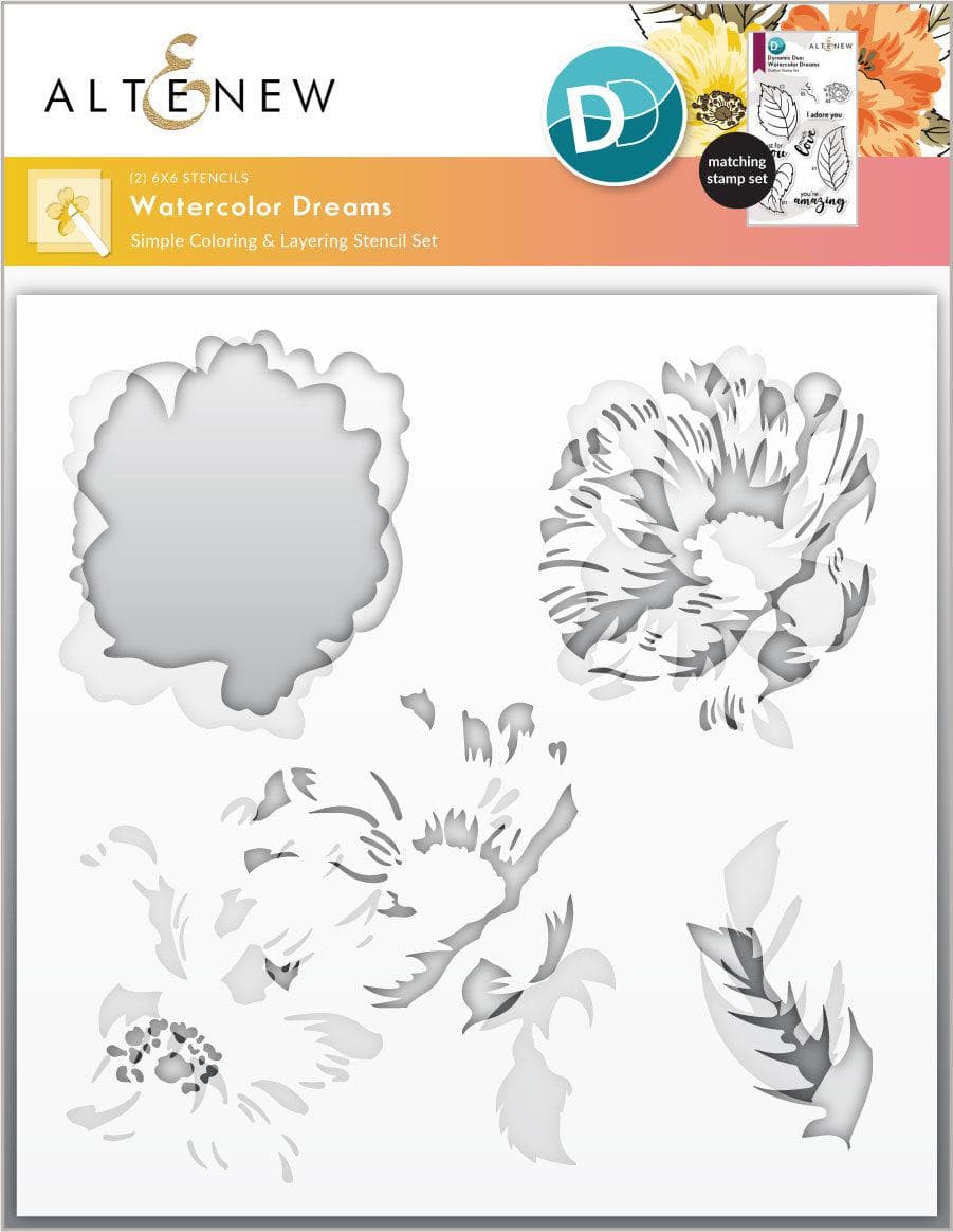 Dynamic Duo: Watercolor Dreams & Add-on Die Bundle