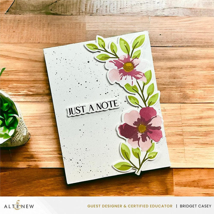 Dynamic Duo: Painted Blossoms