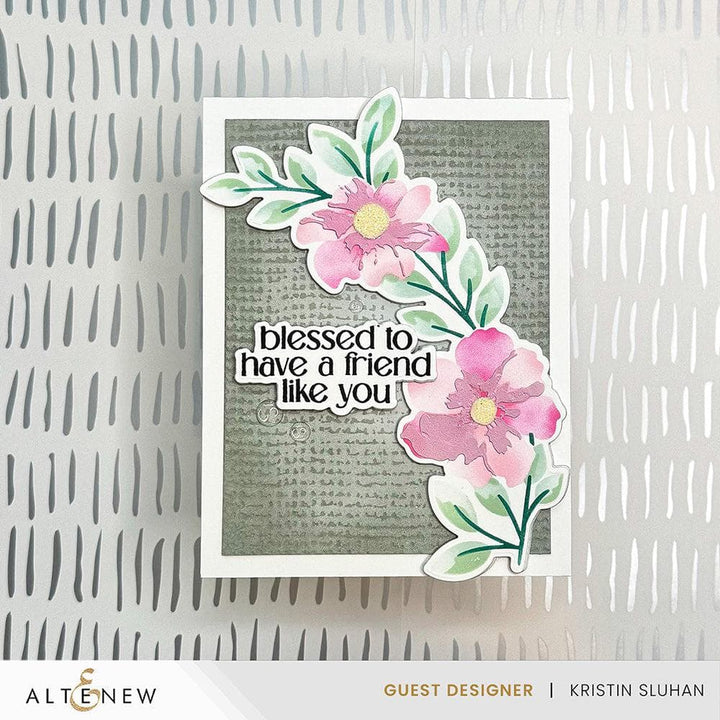 Dynamic Duo: Painted Blossoms