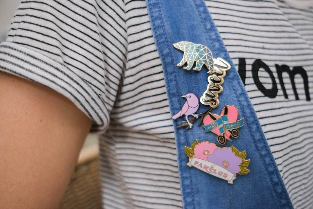 PinSource Embellishments Birds of a Feather Enamel Pin