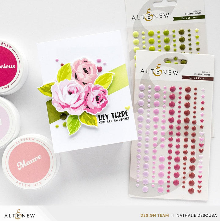 Forest Trail Enamel Dots