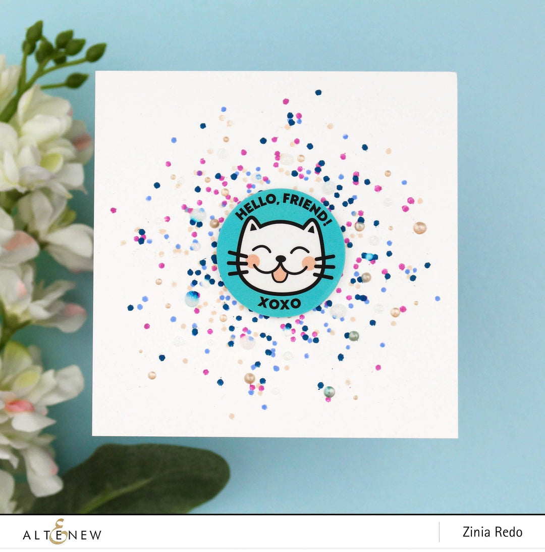 XF Tape Embellishments Friendly Cats Stickers