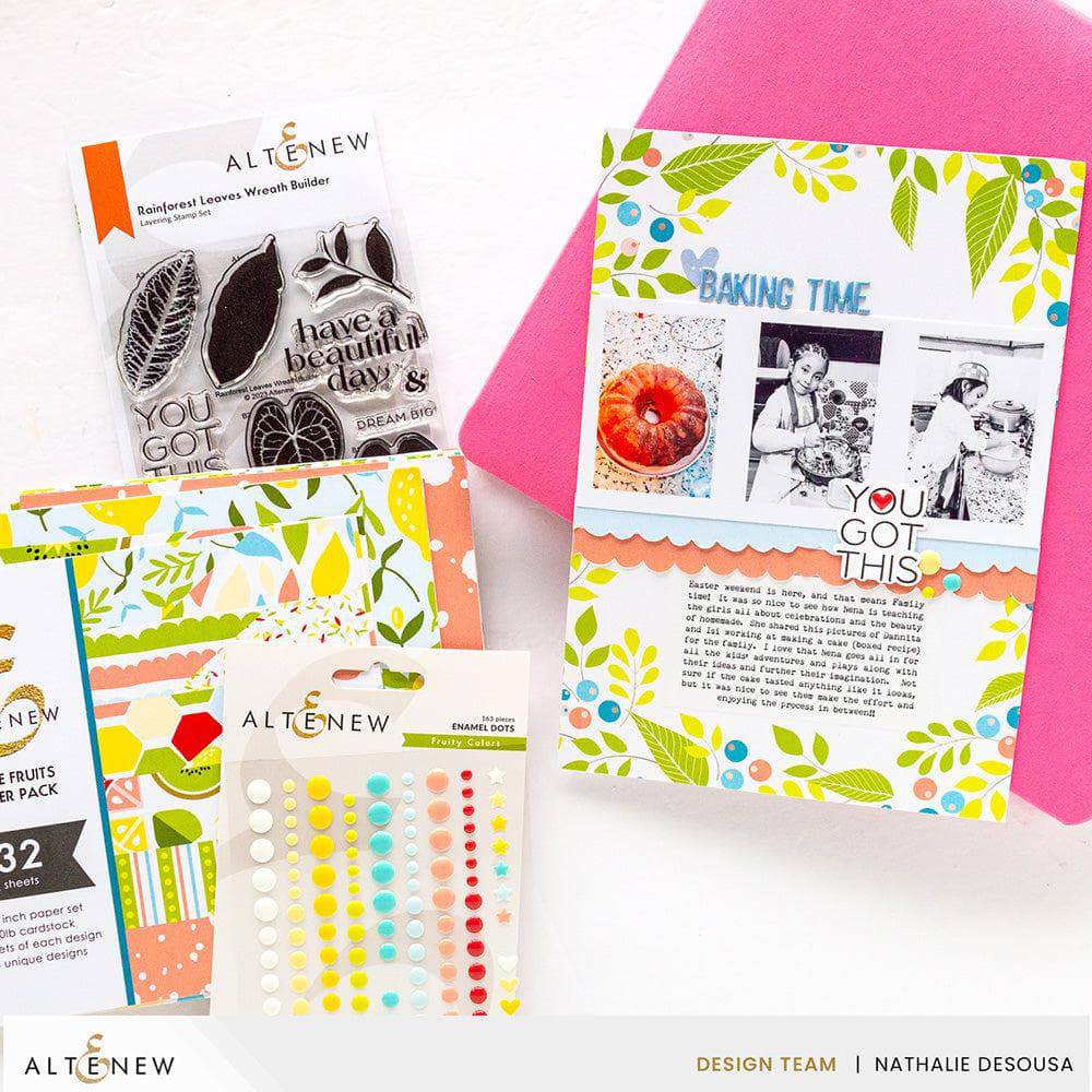 Chinesecrafts Embellishments Fruity Colors Enamel Dots