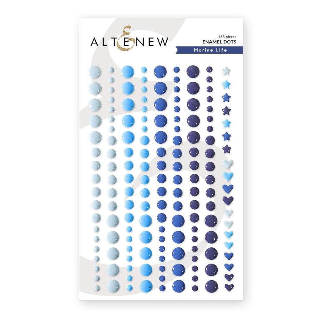 Marine Life Enamel Dots