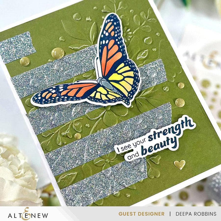Moonlit Silver Glitter Tape