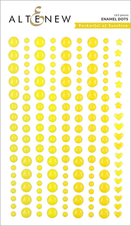 Chinesecrafts Embellishments Pocketful of Sunshine Enamel Dots
