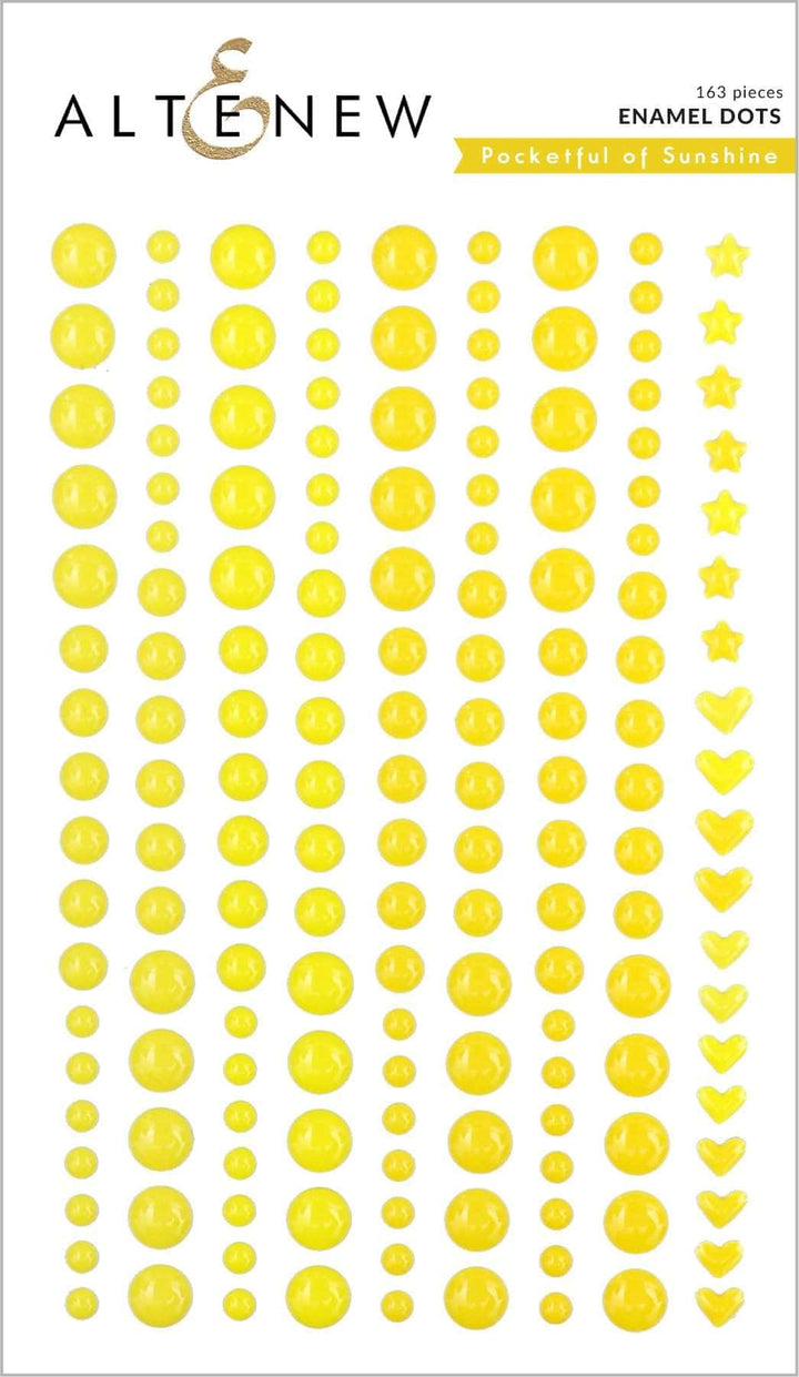 Chinesecrafts Embellishments Pocketful of Sunshine Enamel Dots
