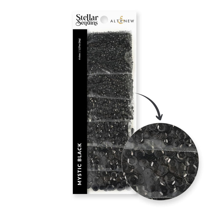 Stellar Sequins - Mystic Black