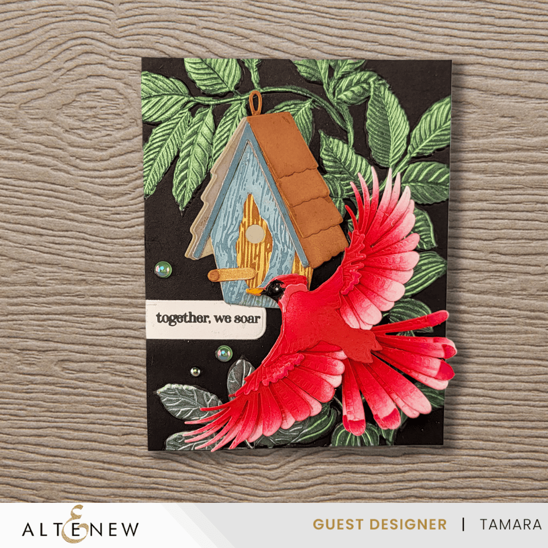 Arched Foliage 3D Embossing Folder