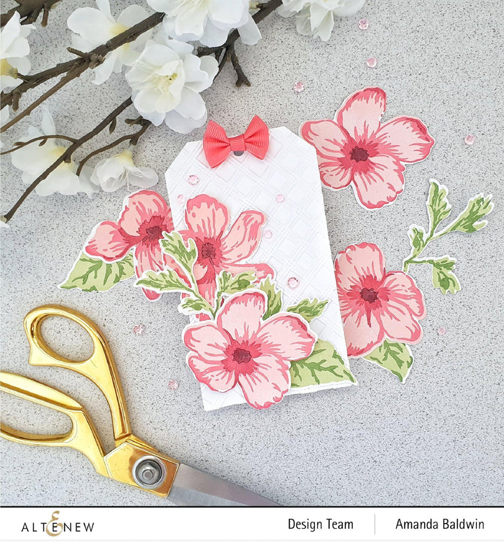 Part A-Glitz Art Craft Co.,LTD Embossing Folder Basic Plaid 3D Embossing Folder