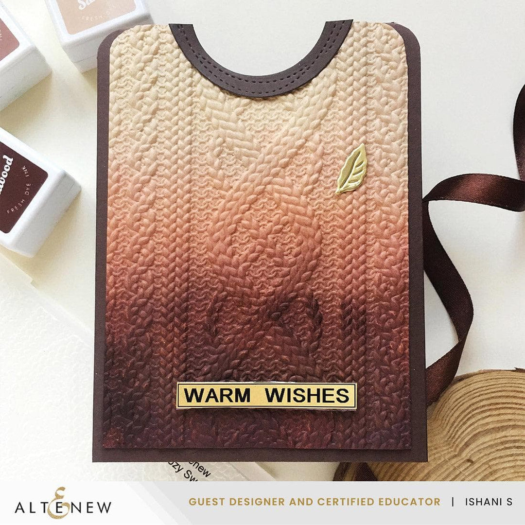 Cozy Sweater 3D Embossing Folder