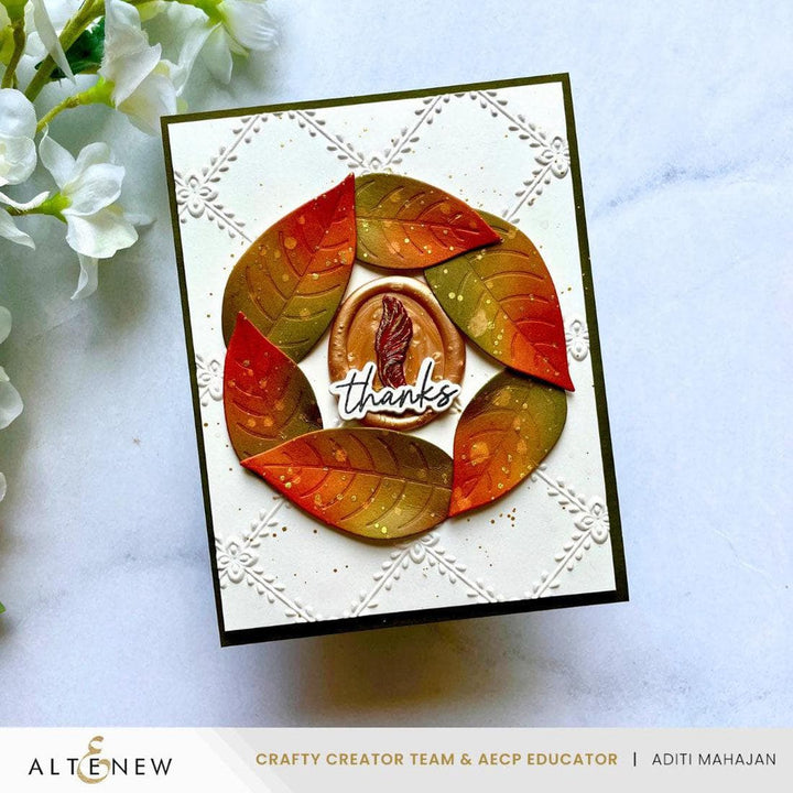 Crisscross Blooms 3D Embossing Folder