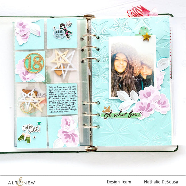 Part A-Glitz Art Craft Co.,LTD Embossing Folder Crossing Stars 3D Embossing Folder