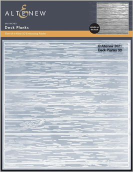 Part A-Glitz Art Craft Co.,LTD Embossing Folder Deck Planks 3D Embossing Folder