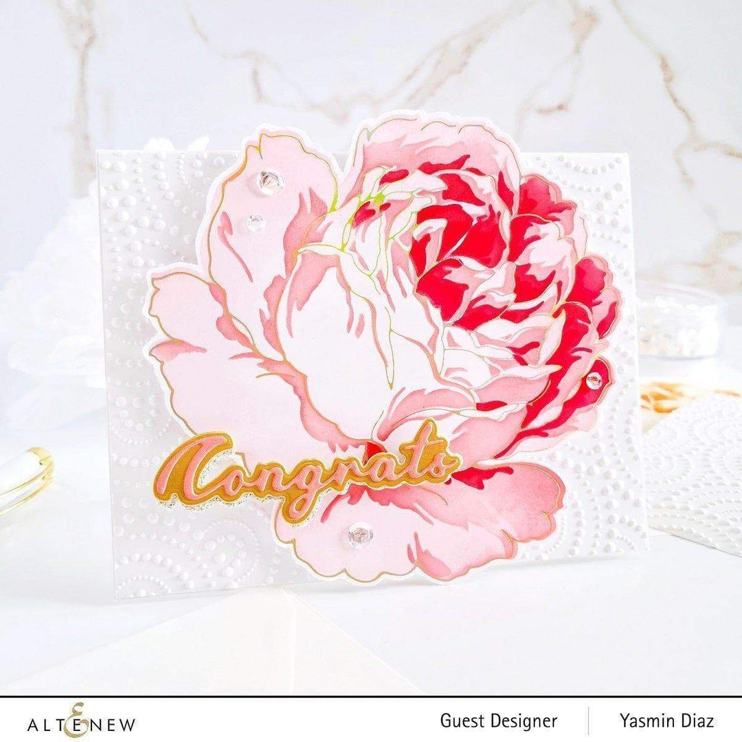 Part A-Glitz Art Craft Co.,LTD Embossing Folder Dotty Circles 3D Embossing Folder