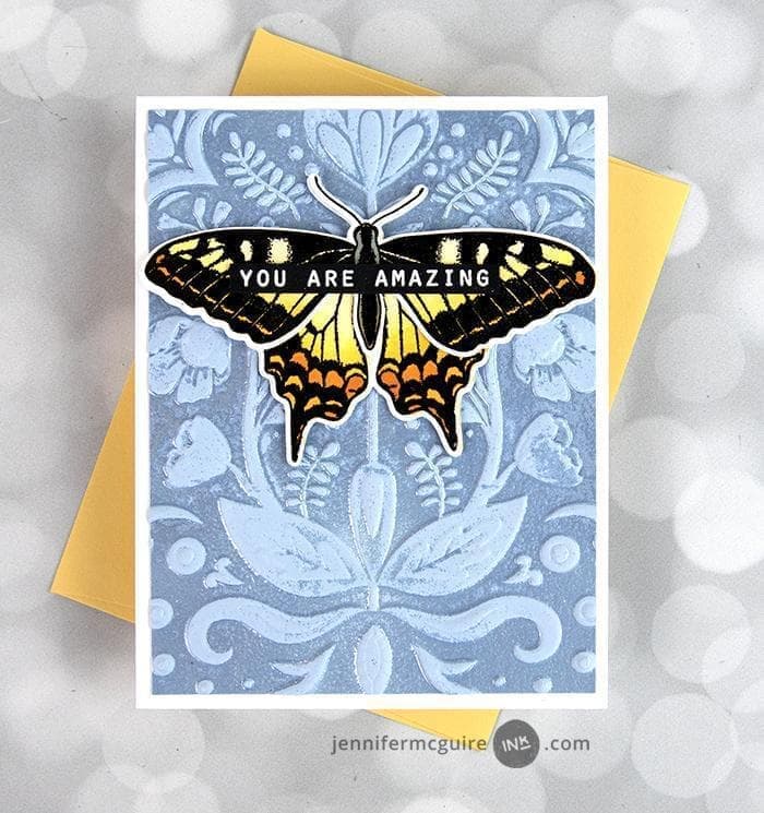 Part A-Glitz Art Craft Co.,LTD Embossing Folder Folk Art Motif 3D Embossing Folder