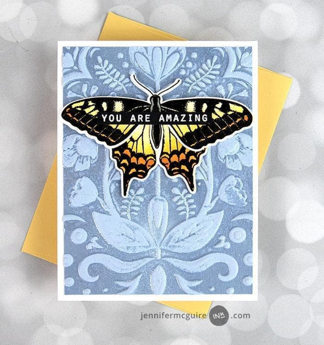 Part A-Glitz Art Craft Co.,LTD Embossing Folder Folk Art Motif 3D Embossing Folder